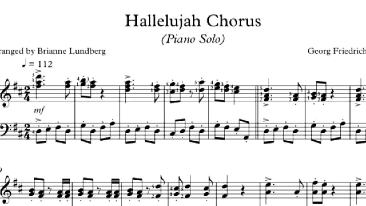 hallelujah chorus midi